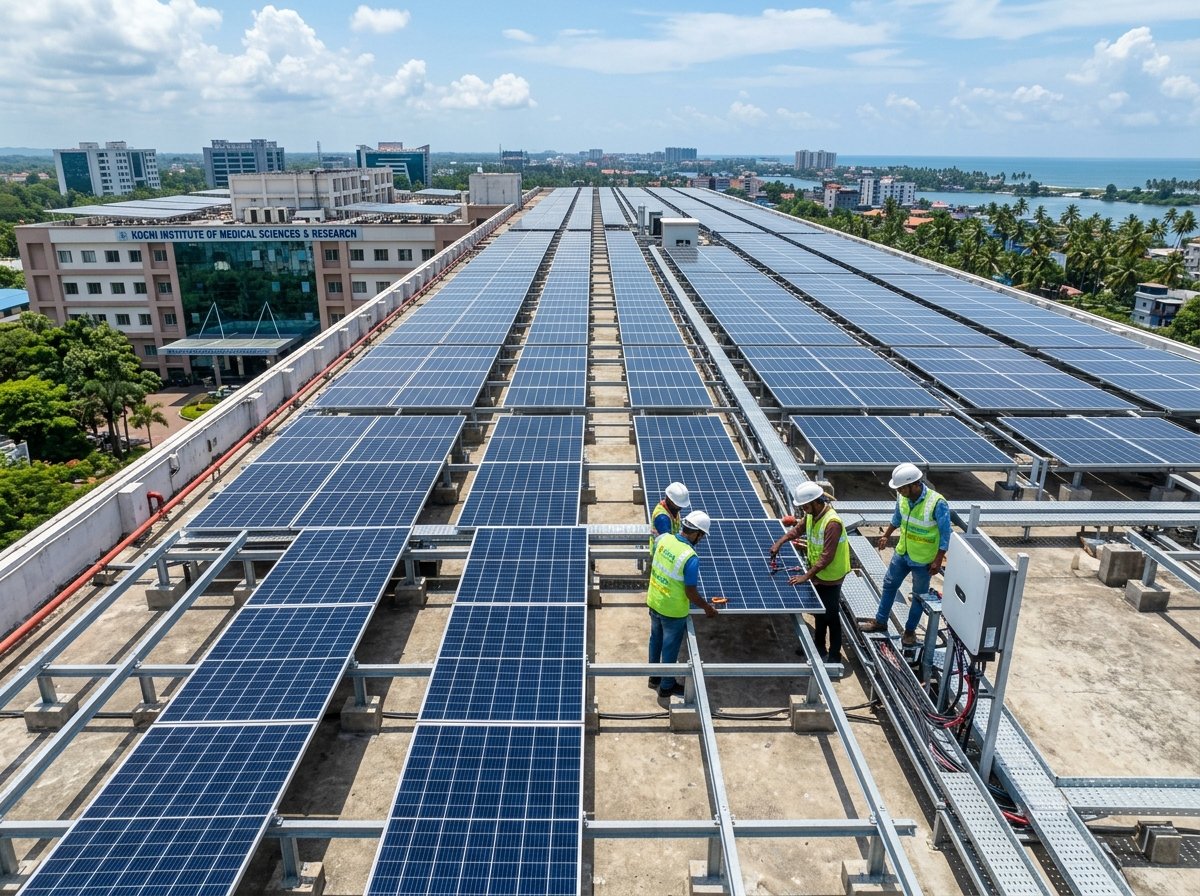 75 kW Commercial Healthcare Solar Plant